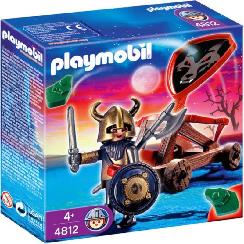 playmobil 4812 - Catapulta de Guerreros Lobo